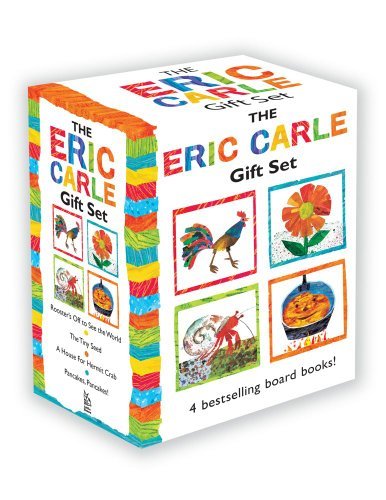 The Eric Carle Gift Set: The Tiny Seed; Pancakes, Pancakes!; A House for Hermit Crab; Rooster’s Off to See the World (The World of Eric Carle)