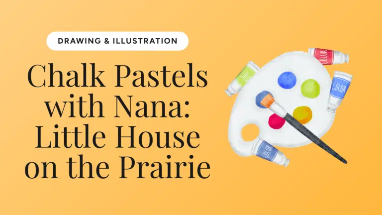 Chalk Pastels: Little House on the Prairie