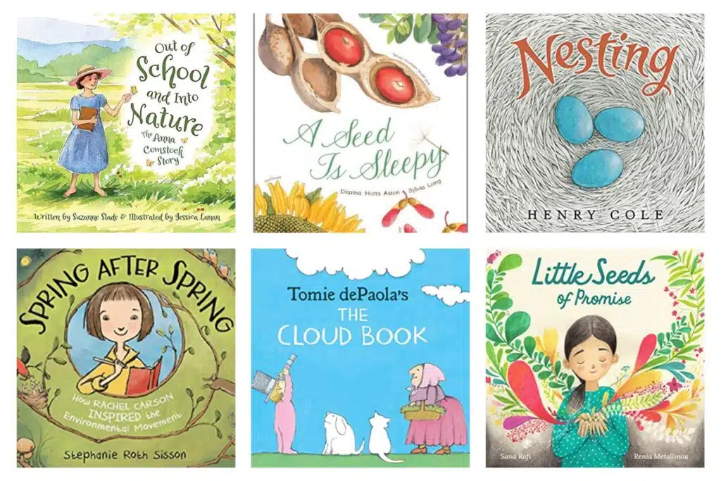 Nature Study - Spring - Booklist Featured Collage - Read-Aloud Revival ® with Sarah Mackenzie