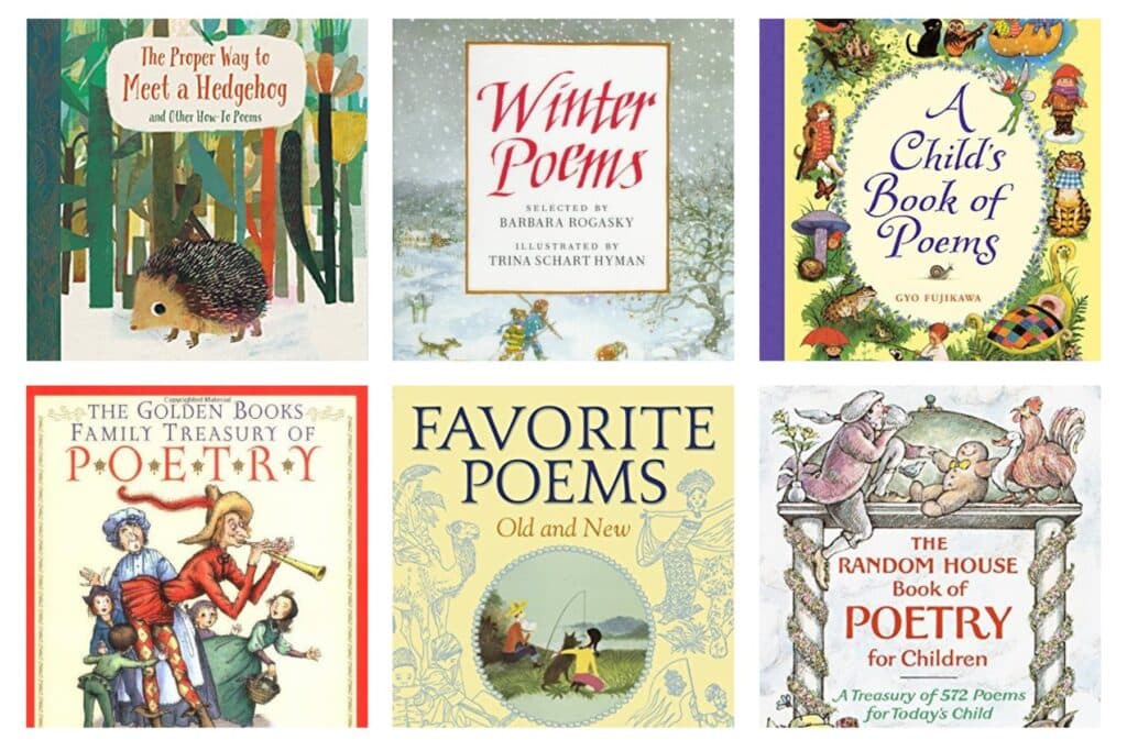 Poetry Anthologies - Booklist Featured Collage - Read-Aloud Revival ® with Sarah Mackenzie