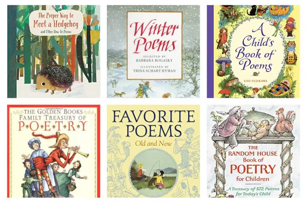 Poetry Anthologies - Booklist Featured Collage - Read-Aloud Revival ® with Sarah Mackenzie