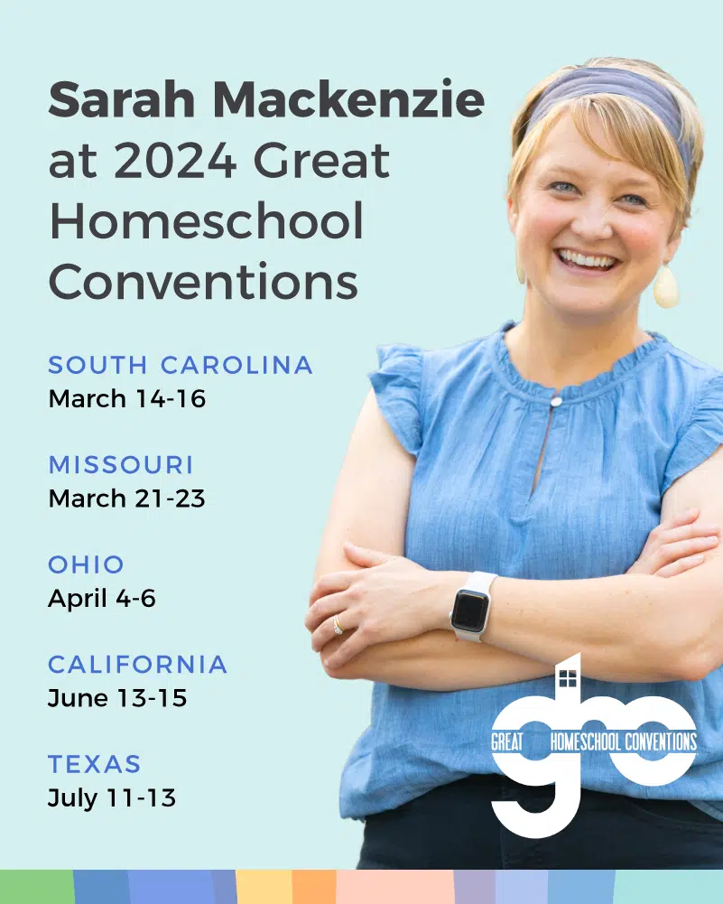 Sarah Mackenzie at 2024 Great Homeschool Conventions