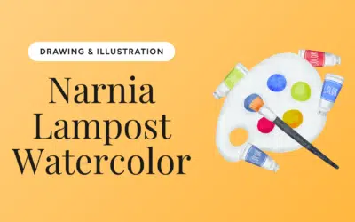 Narnia Lamppost Watercolor Tutorial